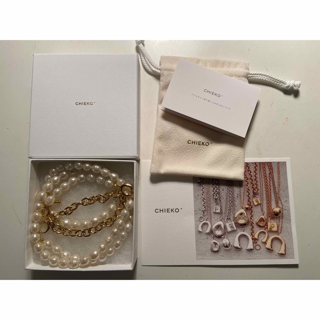 CHIEKO + pearl necklace 02bonheur CHIEKO + pearl necklace 02bonheur