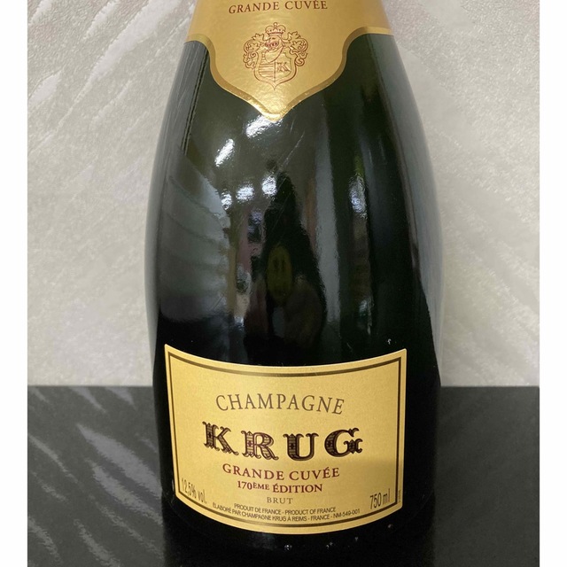 Krug(クリュッグ)の⭐️クリュッグ・グラン・キュヴェ  新品　送料込み⭐️ 食品/飲料/酒の酒(シャンパン/スパークリングワイン)の商品写真