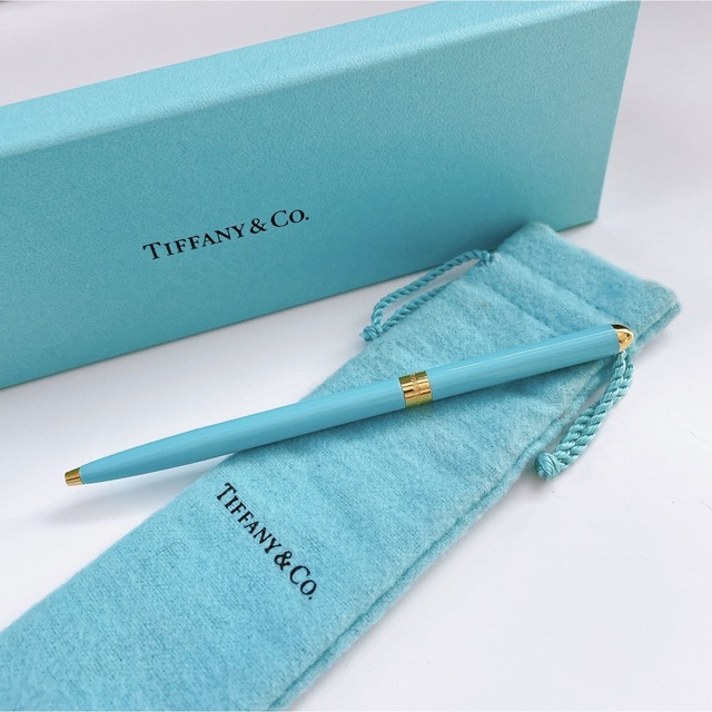 TIFFANY&CO. ティファニー ボールペン パースペン ブルー