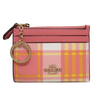 新品未使用 COACH コーチ IDカードケース　 タフィー マルチ　ピンク