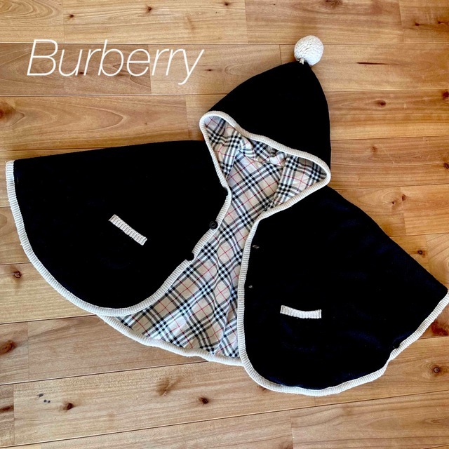 BURBERRY(バーバリー)のBurberry/ポンチョ キッズ/ベビー/マタニティのベビー服(~85cm)(ジャケット/コート)の商品写真