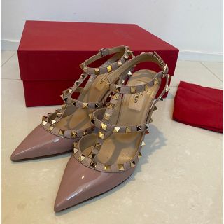 ヴァレンティノ(VALENTINO)のヴァレンティノ☆ロックスタッズ☆size37(ハイヒール/パンプス)