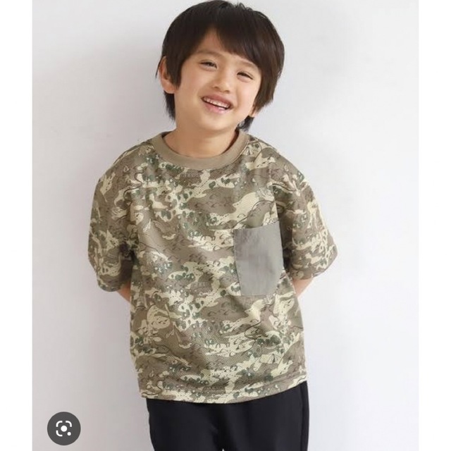 coca(コカ)のカモフラ柄Tシャツ キッズ/ベビー/マタニティのキッズ服男の子用(90cm~)(Tシャツ/カットソー)の商品写真