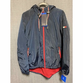 トミーヒルフィガー(TOMMY HILFIGER)のトミーヒルフィガー ジャケット ネイビー ブルー レッド ウィンドブレーカー(その他)