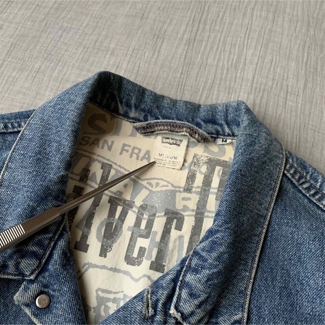 Levi's(リーバイス)の90s 美品 Levis Silver Tab デニムジャケット メンズのジャケット/アウター(Gジャン/デニムジャケット)の商品写真