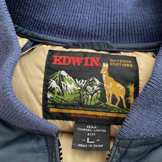 EDWIN(エドウィン)のEDEIN ナイロンジャケット メンズのジャケット/アウター(ダウンジャケット)の商品写真