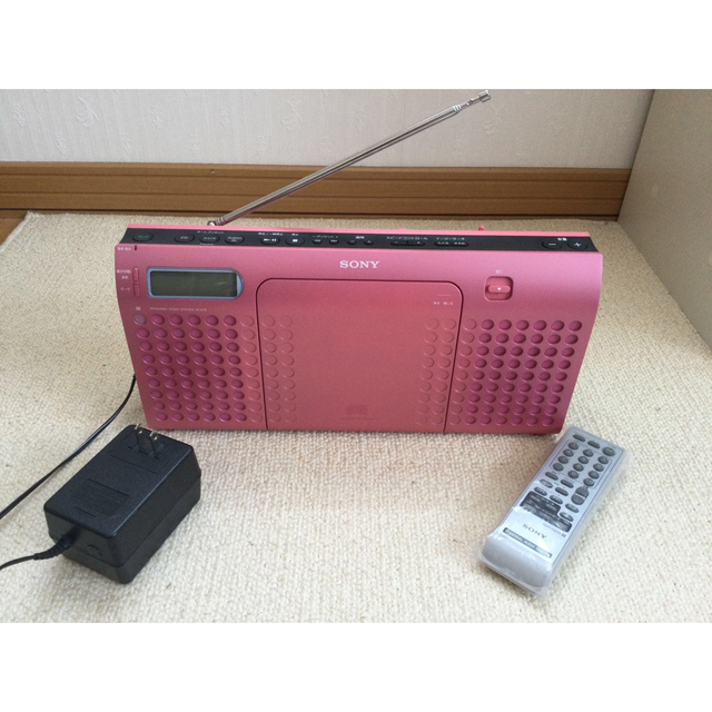 SONY CDラジカセ　ZS-E70 ピンク