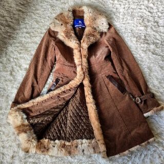 バーバリーブルーレーベル ファーコート(レディース)の通販 100点以上 バーバリーブルーレーベル ファーコート(レディース)の通販 100点以上