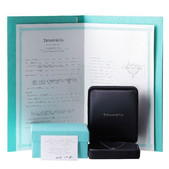 Tiffany & Co. - ティファニー ソリティア ネックレス ダイヤ0.36ct 