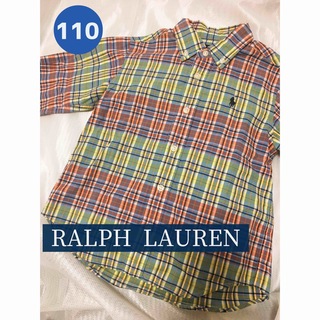 ラルフローレン(Ralph Lauren)のRALPH LAUREN/ラルフローレン　チェックシャツ キッズ size100(ブラウス)