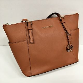 マイケルコース(Michael Kors)のMICHAEL KORS マイケルコース レザー トートバッグ【中古】【004】(トートバッグ)