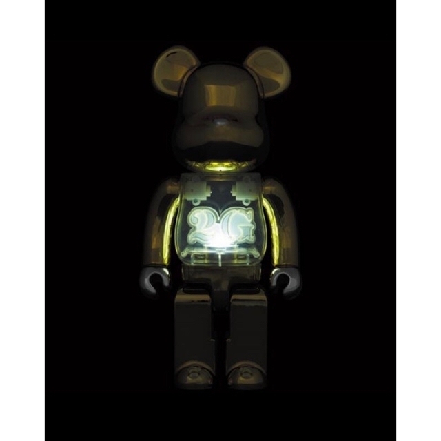 メディコムトイBE@RBRICK 2G REVERSE 400％ ＆100%　GOLD