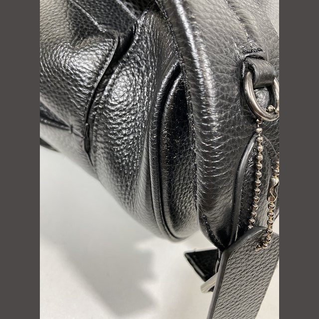 コーチ COACH ハドソンレザー シボ革 バックパック リュック F23202