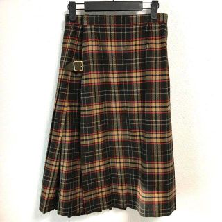 ダックス(DAKS)のvintage DAKS heavy wool skirt e(ひざ丈スカート)