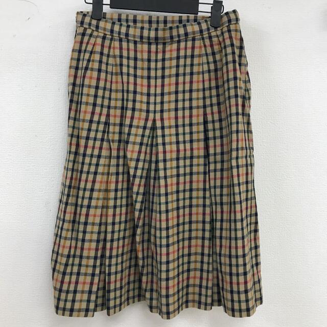 DAKS(ダックス)のvintage DAKS classic check skirt  k レディースのスカート(ひざ丈スカート)の商品写真