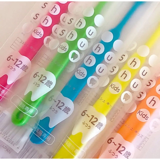SALE‼️シュシュ3歳〜6歳 やわらかめ 30本 子供歯ブラシ 歯科医院専売 通販 Shu Shu キッズ 3~6歳 歯ブラシ やわらかめ
