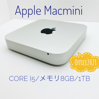 マック(Mac (Apple))のMacmini 2014 Core i5 8GB 1TB Office2021(デスクトップ型PC)