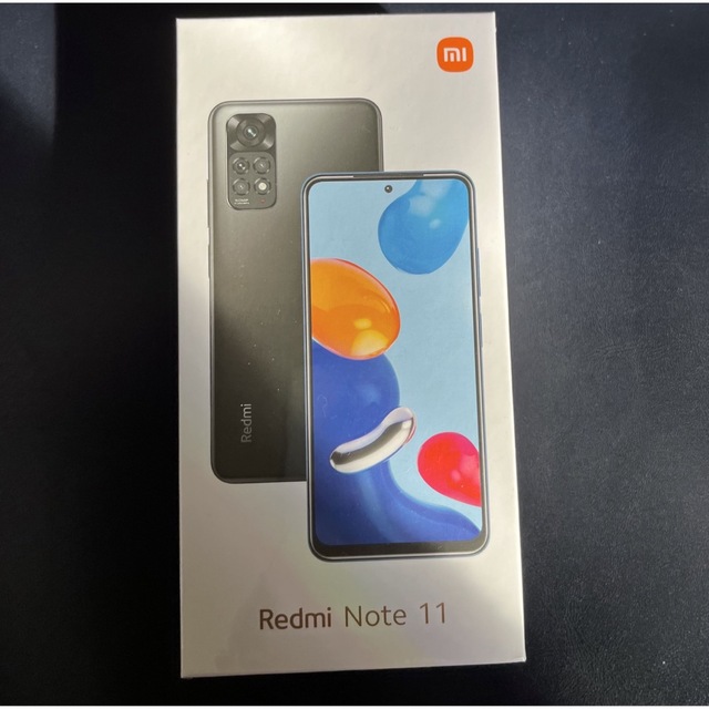 microSDカードサイズ新品未開封 Redmi Note 11 star blue