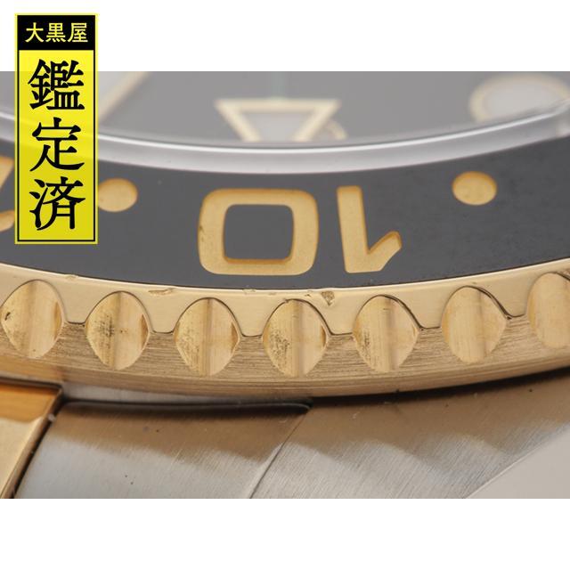 ROLEX(ロレックス)のロレックス　GMTﾏｽﾀｰⅡ　ブラック　YG/SS　自動巻き　メンズ【434】 メンズの時計(腕時計(アナログ))の商品写真