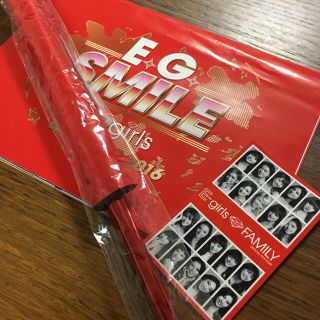 エグザイル トライブ(EXILE TRIBE)の【美品】E-girls E.G.SMILE フラッグ(ミュージシャン)