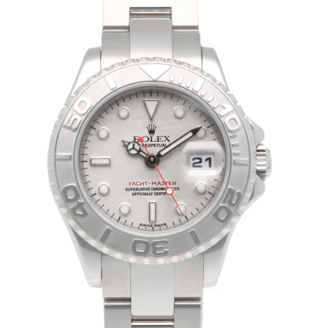 人気商品は ROLEX - 中古 ステンレススチール ギャランティ 2003年~2004年式 F番 ロレジウム ヨットマスター 腕時計 ROLEX ロレックス 腕時計