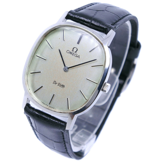 OMEGA(オメガ)の【OMEGA】オメガ デビル/デヴィル cal.625 ステンレススチール×レザー シルバー 手巻き メンズ シルバー文字盤 腕時計 メンズの時計(腕時計(アナログ))の商品写真