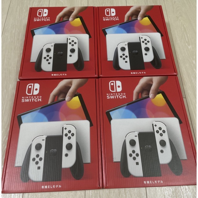 ニンテンドースイッチ 有機EL ホワイト 新品 4台セット switch