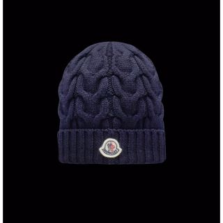 値下げ中　ＭＯＮＣＬＥＲ／ＸＳ　子ども ブラック ニット帽