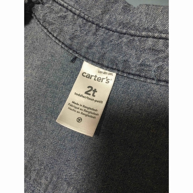 carter's(カーターズ)のCarter's/カーターズ　デニムシャツ 90 キッズ/ベビー/マタニティのキッズ服男の子用(90cm~)(ブラウス)の商品写真