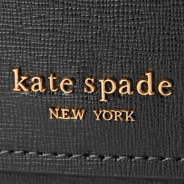 新品 ケイトスペード kate spade ショルダーバッグ フラップ チェーン ウォレット ブラック 6