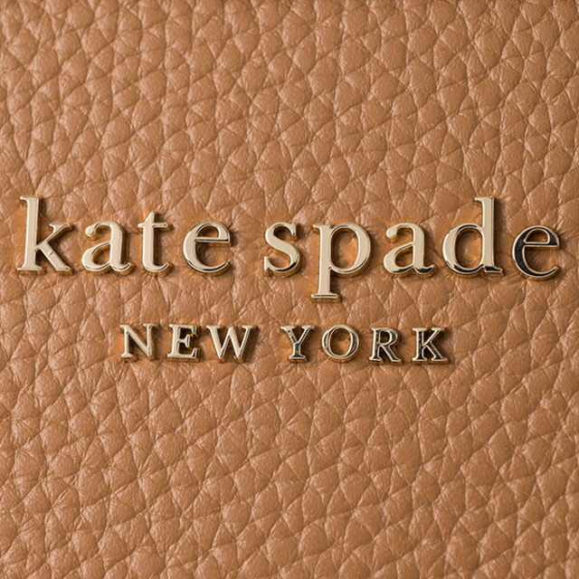 新品 ケイトスペード kate spade トートバッグ ぺブル レザー ミディアム トート バンガロー