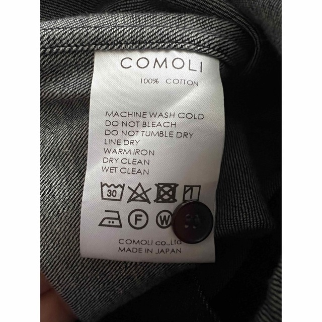 COMOLI(コモリ)の22AW comoli コモリ デニムシャツ 1 コモリシャツ メンズのトップス(シャツ)の商品写真