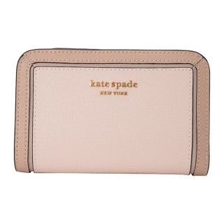 ケイトスペードニューヨーク(kate spade new york)の新品 ケイトスペード kate spade 2つ折り財布 カラーブロック コンパクト ウォレット ペールドッグウッドマルチ(財布)