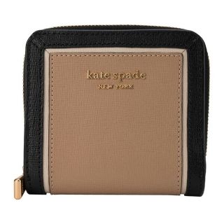 ケイトスペードニューヨーク(kate spade new york)の新品 ケイトスペード kate spade 2つ折り財布 カラーブロック スモール コンパクト ウォレット カフェモカマルチ(財布)