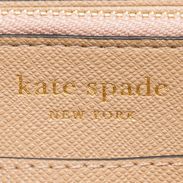 新品 ケイトスペード kate spade 長財布 カラーブロック ジップ アラウンド コンチネンタル ウォレット カフェモカマルチ