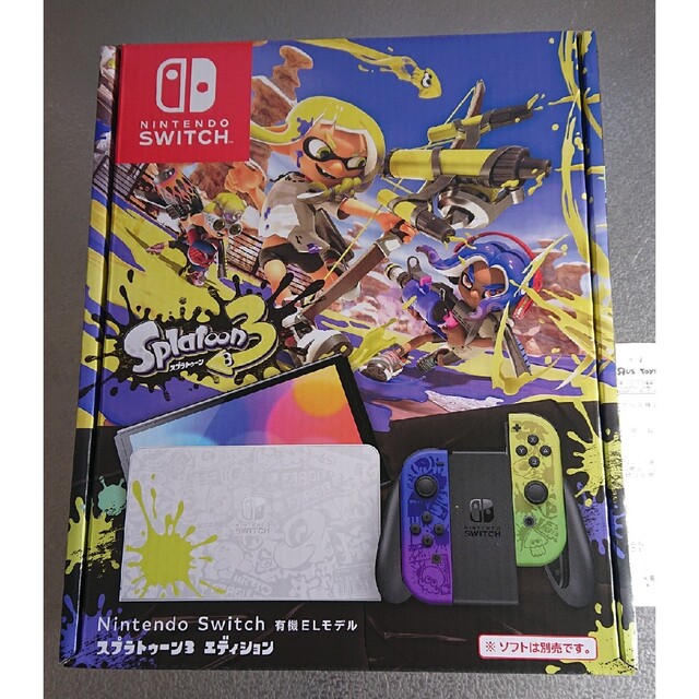 任天堂スイッチ本体スプラトゥーン3エディション有機EL新品未開封家庭用ゲーム機本体