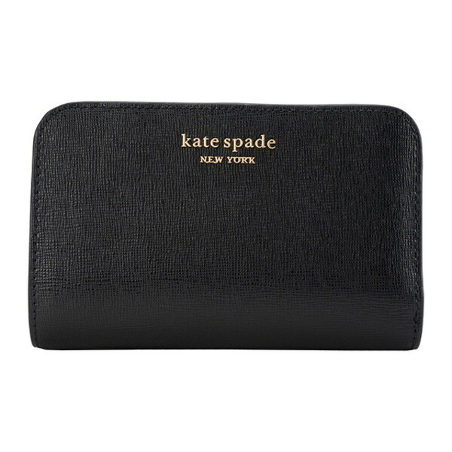 新品未使用 ケイトスペード kate spade 2つ折り財布 黒 ブラック