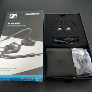 ゼンハイザー(SENNHEISER)のゼンハイザー IE 100 PRO BLACK(ヘッドフォン/イヤフォン)