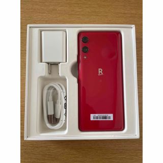 ラクテン(Rakuten)の楽天 Rakuten Hand 64GB クリムゾンレッド P710 SIMフリ(スマートフォン本体)