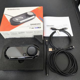 SteelSeries GameDac ゲーミング USBDAC アンプ(ヘッドフォン/イヤフォン)