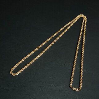 【美品】Dior　ディオール　ネックレス　ツイストチェーン　ゴールド　CDロゴ