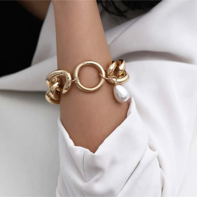 処分SALE‼️pearl bracelet レディースのアクセサリー(ブレスレット/バングル)の商品写真