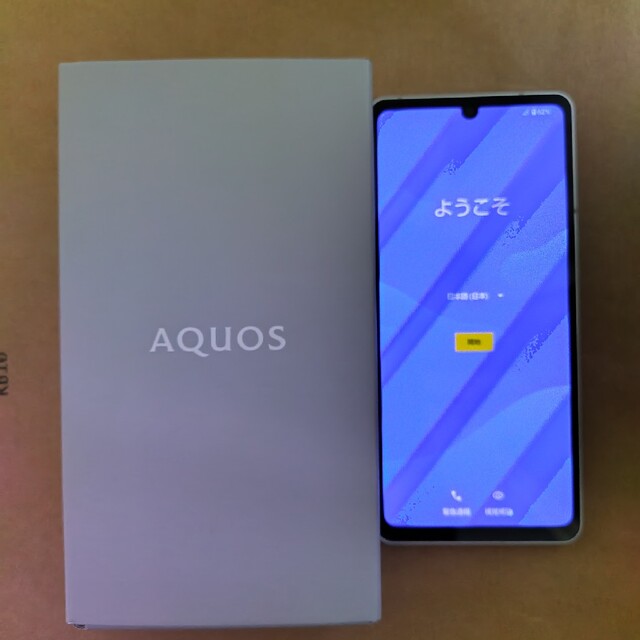 SHARP AQUOS Sense6 スマートフォン 64GB シルバー SH-