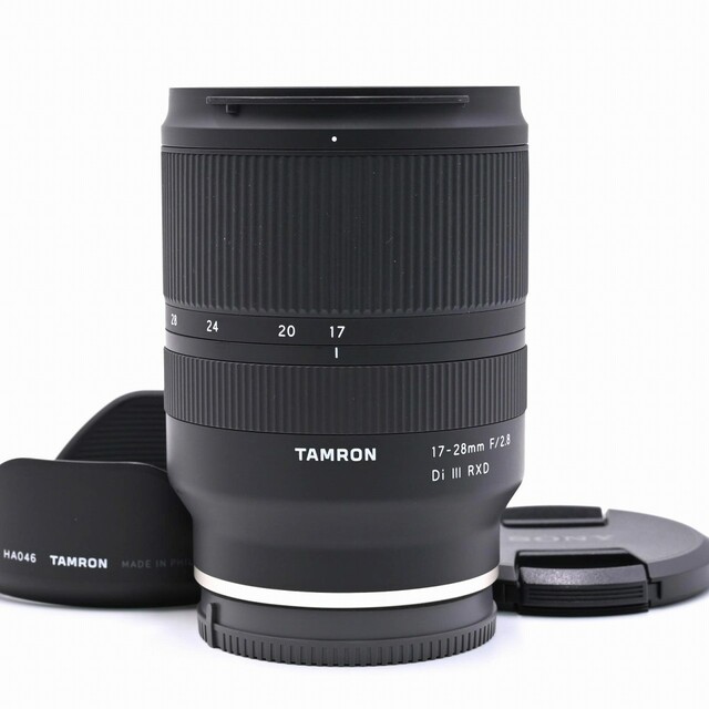 トップ F2.8 17-28mm TAMRON - TAMRON Di ソニーE A046 RXD III レンズ(ズーム)