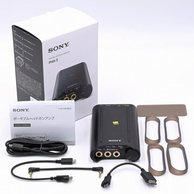 SONY(ソニー)のSONY PHA-3 ポータブルヘッドホンアンプ スマホ/家電/カメラのオーディオ機器(アンプ)の商品写真