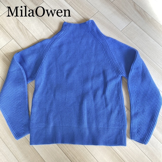 Mila Owen(ミラオーウェン)の【美品ミラオーウェンボトルネックニット】 レディースのトップス(ニット/セーター)の商品写真