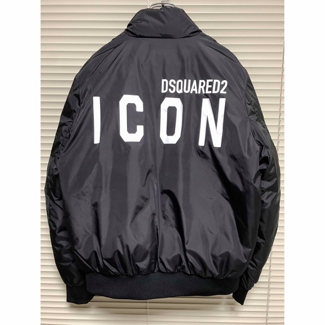 《 ディースクエアード 》Black Icon Bomber 46 ダウン