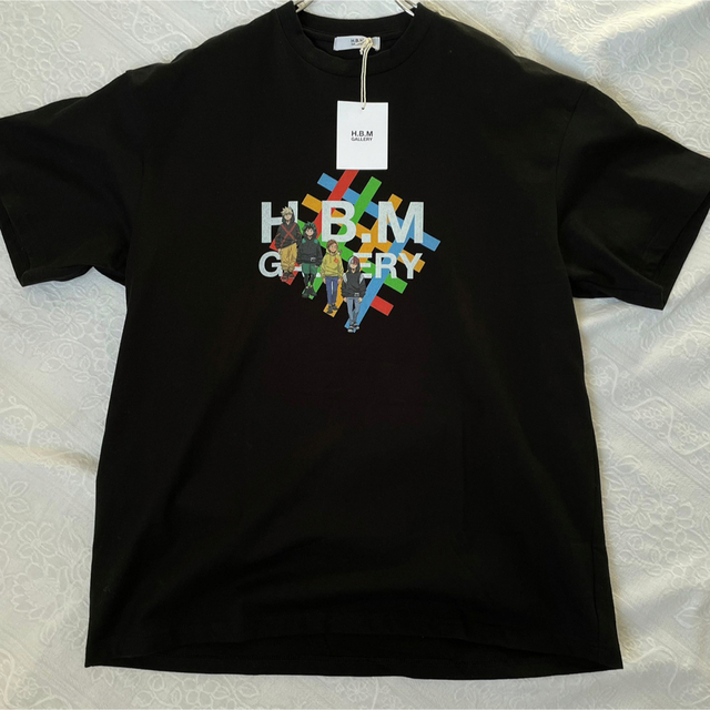 atmos(アトモス)の■定価¥8800■【atomos/H.B.M. GALLERY】Tシャツ【L】 メンズのトップス(Tシャツ/カットソー(半袖/袖なし))の商品写真