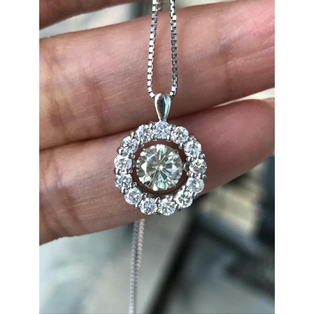 最終値下げ PT900 一粒ダイヤモンド 1.029ct ネックレス 新品