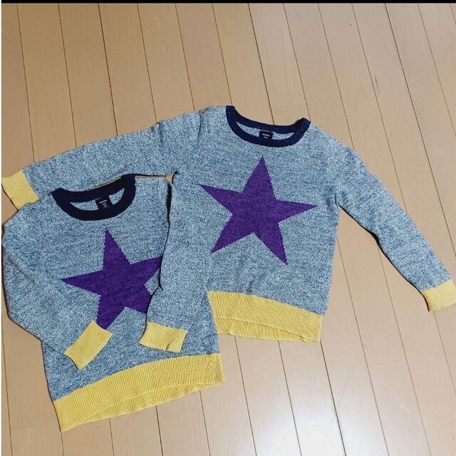 babyGAP(ベビーギャップ)のbaby Gap お揃い ニット 110cm 100cm キッズ/ベビー/マタニティのキッズ服女の子用(90cm~)(ニット)の商品写真